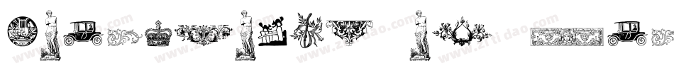 Cornucopia of Ornaments Four字体转换